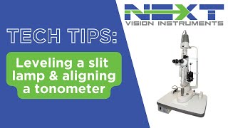 HowTo Level Slit Lamp amp Align Tonometer [upl. by Kcinomod]