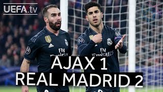 AJAX 12 REAL MADRID UCL HIGHLIGHTS [upl. by Asilaj]