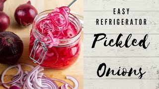 Pickled Red Onions Recipe Easy [upl. by Elehcor]