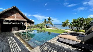 Properties in Mauritius  Exceptional Beachfront Villa [upl. by Eimmot]