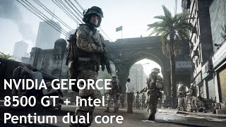 Battlefield 3  Nvidia Geforce 8500gt 512mb [upl. by Felice]