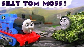 Tom Moss Toy Train Stories with Thomas and Friends Trains [upl. by Ayor934]