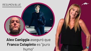 Alex Caniggia aseguró que Franco Colapinto es “puro humo” y su crítica ingresó al Resumen Blue [upl. by Idissak]