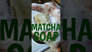 MATCHA GREEN TEA SOAP YES PLANT SOAPS LATHER soapmaking naturalsoap coldprocessedsoap lather [upl. by Anaehs]