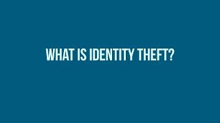 What is Identity Theft [upl. by Efal794]