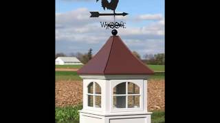 Cupola Creations Handcrafted Wood Metal Cupolas in the USA [upl. by Eceryt]