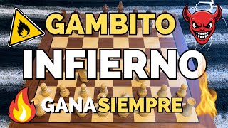 GANA 910 PARTIDAS con el GAMBITO INFIERNO🔥😱 [upl. by Aubigny952]