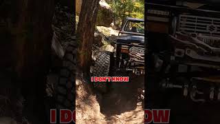 When the trail is a too narrow for your vehicle it might get a few scratches trailmater [upl. by Darell]