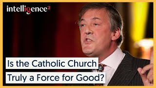 Stephen Fry Passionately Argues the Catholic Church is NOT a Force for Good  Intelligence Squared [upl. by Noswal]