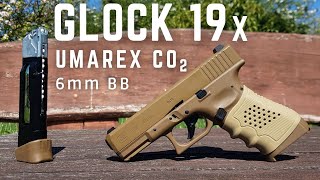 Glock 19X Co2 6mm BB Blowback airgun airsoft [upl. by Yssor704]