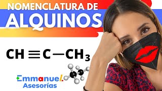 NOMENCLATURA DE ALQUINOS  Ejercicios y Ejemplos de Química [upl. by Lectra]