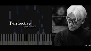 Ryuichi Sakamoto「坂本 龍一」quotPerspectivequot【Synthesia Tutorial】 [upl. by Yllen]