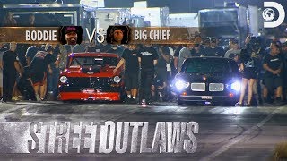 Race Replay Big Chief vs Boddie  Street Outlaws [upl. by Mil502]