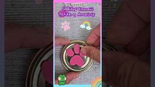 Sellitos Kawaii Diy Muy fáciles de hacer huellita 🐾 y arcoiris 🌈 diy rainbow doglover [upl. by Orose291]