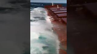 Capesize Ship in Storm Terrifying Monster Waves tmedia shipaccident shipcompilation [upl. by Borgeson]