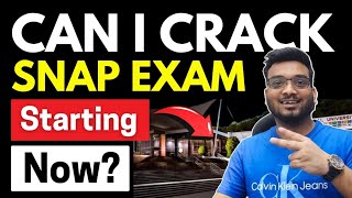 CAN I Crack SNAP Exam Starting NOW 90 Days to SNAP 2024  Important Topics Study Plan Colleges [upl. by Eire46]