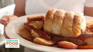 Pork Roast with Apples and Sweet Potatoes  Everyday Food with Sarah Carey [upl. by Wawro209]