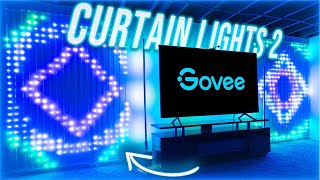 NEW Govee Curtain Lights 2  Installation amp ReviewComparison [upl. by Sirtaeb]