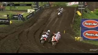 Herlings vs Gajser MXGP Race 1  Liqui Moly MXGP of Germany 2024 [upl. by Goeselt]