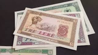 Communist Banknotes From Albania Cambodia  Banknote Unboxing  Episode 271 [upl. by Eblehs198]