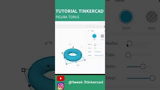 Tinkercad Tutorial Donut Shape Toroid [upl. by Blondelle761]