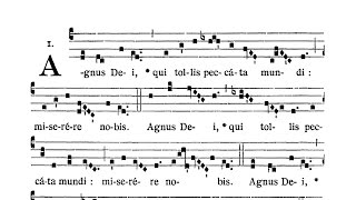 Missa XIII Stelliferi Conditor orbis  In Festis Semiduplicibus 2  Agnus Dei [upl. by Llednov]