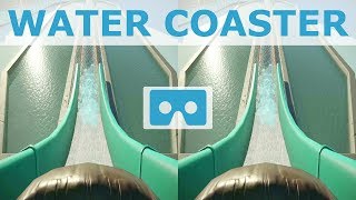 Wild Water Roller Coaster POV SBS 3D VR video for Google Cardboard not 360 [upl. by Aikin]