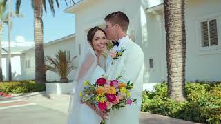 Santa Barbara Beach Wedding Teaser  JayFilmCo [upl. by Elkin]