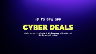 Cyber Monday Divi Deals You Can’t Miss [upl. by Ardua]