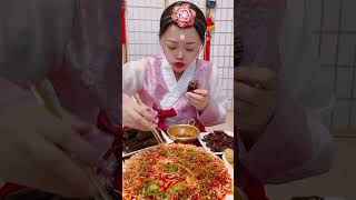 Amazing asmr mukbang chili eatingvideos food chilli asmrfood eating chilly foodsound [upl. by Atsahs]