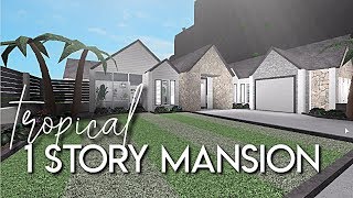 Bloxburg One Story Mansion [upl. by Mcclain]