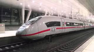 Velaro D fährt aus Frankfurt Flughafen Fernbahnhof [upl. by Piane828]