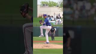 Jacob deGrom Slow Motion Pitching Mechanics Home Plate View pitchingmechanics baseball pitching [upl. by Mourant]