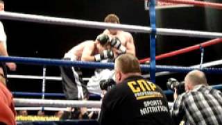 John ODonnell v Laszlo Robert Balogh  Irish Boxer Round 3 BoxingIrelandcom [upl. by Nies]