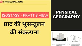 L18  Pratt view on ISOSTASY  Physical Geography  Geography Optional [upl. by Brandea672]