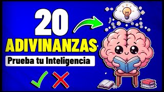 ¡20 ADIVINANZAS IMPOSIBLES 🤯🔍 ¿Puedes Resolverlas [upl. by Ashely]