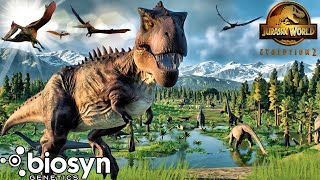 Biosyn sanctuary  Tarbosaurus in the valley Jurassic world evolution [upl. by Lled150]