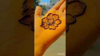 Mehndi designs simple easy flower 🌺 design mehendidesigns shortvideo [upl. by Brannon591]