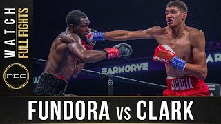 Fundora vs Clark Full Fight August 31 2019  PBC on FOX [upl. by Eikciv]