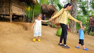 Harvesting Garden Eggs  A Surprising Reunion Between Bun and Grandpa  Lý Thị Thơm [upl. by Biagi]