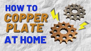 Copper Plating at Home  Easy Electrolysis amp Electroplating [upl. by Moth]