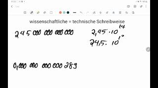 technischewissenschaftliche Schreibweise Basics Zahlendreher korrigiert [upl. by Acirred]