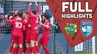 DERBY DAY DOMINATION Chertsey Town vs WampH  Full Highlights [upl. by Salzhauer]