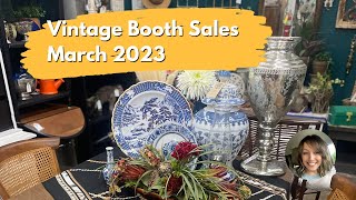 Antique Booth Sales See What Sold in March 2023 [upl. by Gilman]