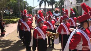 Eufaula High School Mighty Tiger Marching Parade in Sea World Orlando on 4614 part 2 [upl. by Adaven801]