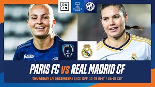 Paris FC vs Real Madrid  UEFA Womens Champions League 202324 Matchday 3 Full Match [upl. by Armitage902]