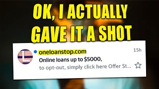 One Loan Stop Review  I Tried To Get A Loan From OnlineLoanStopcom To See If It’s Legit [upl. by Yelloh840]