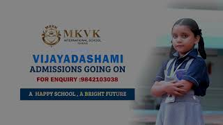 Vijayadashami Admission Open  MKVK School [upl. by Llemrej]