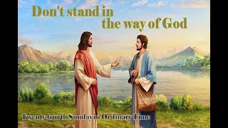 Dont stand in the way of God Twentyfourth Sunday in Ordinary Time  Fr Shabu Thottumkal SDB [upl. by Aettam301]