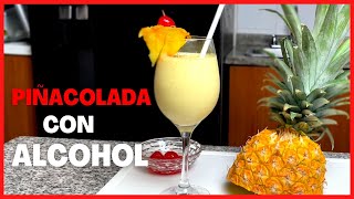 COMO HACER PIÑA COLADA CON ALCOHOL [upl. by Orual]